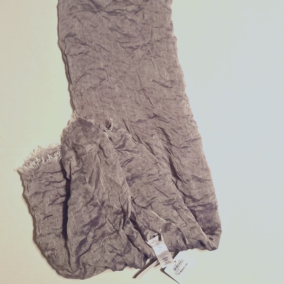 NWT - Nordstrom - Navy Dusk Scarf Modal & Silk Stripe Scarf - Picture 2 of 7